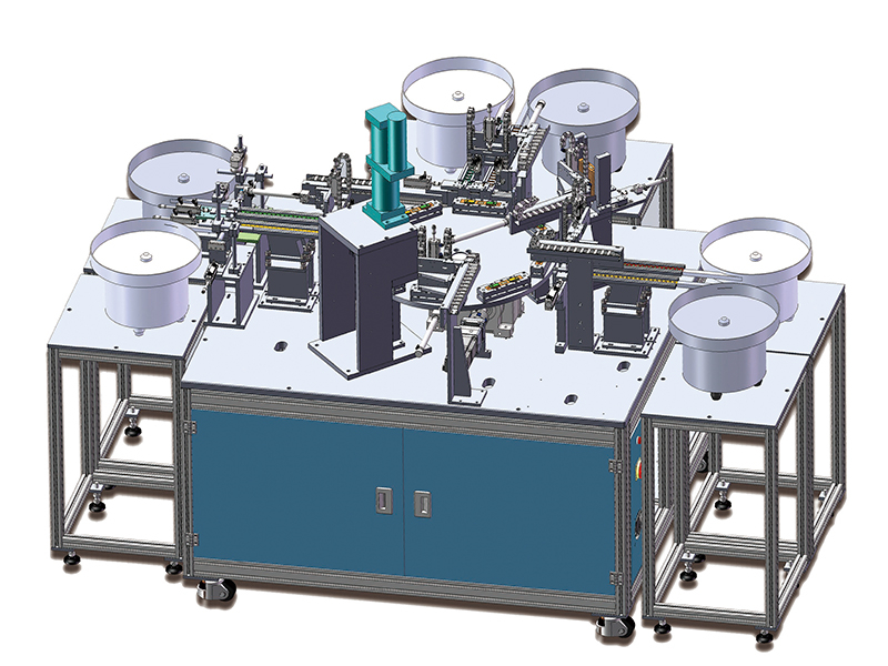 鋰電池方形蓋板轉(zhuǎn)盤型組裝機