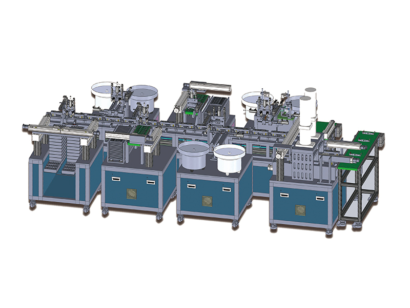 鋰電池方形蓋板直線型組裝機